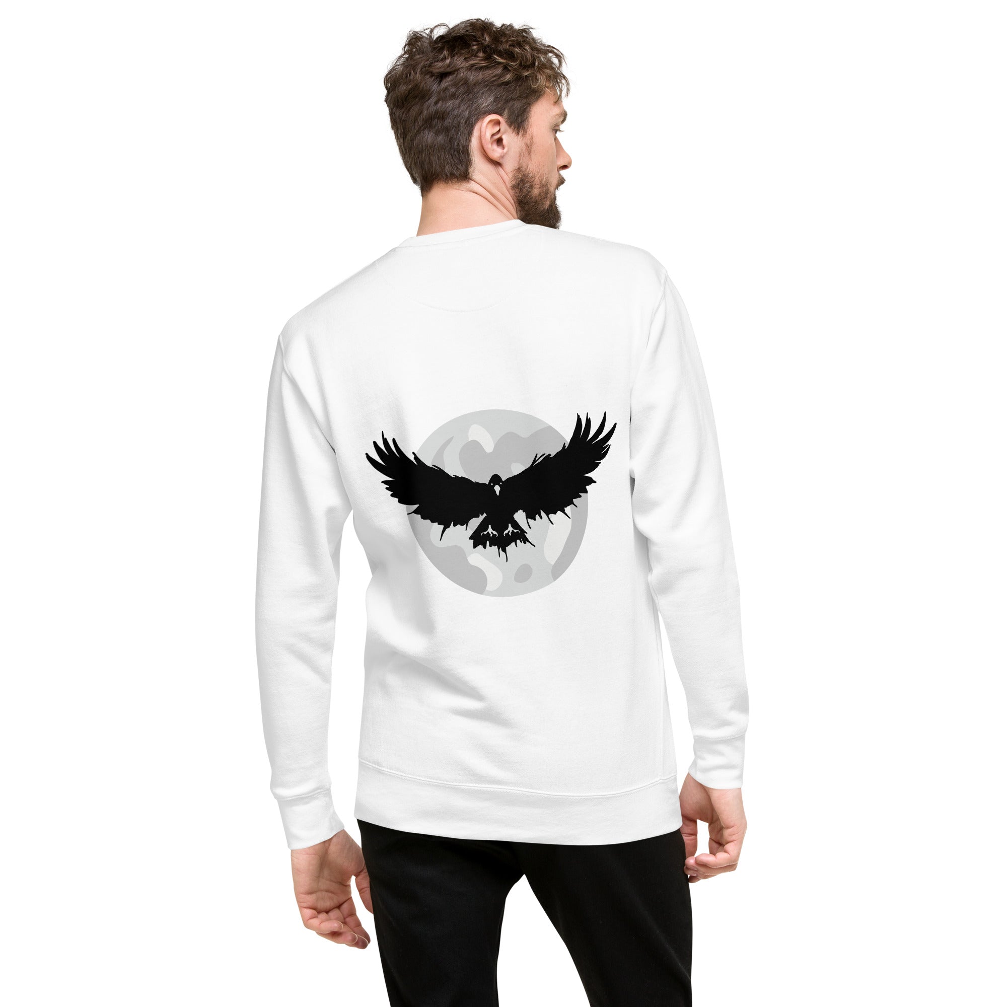 Premium sweatshirt with graphics and logo