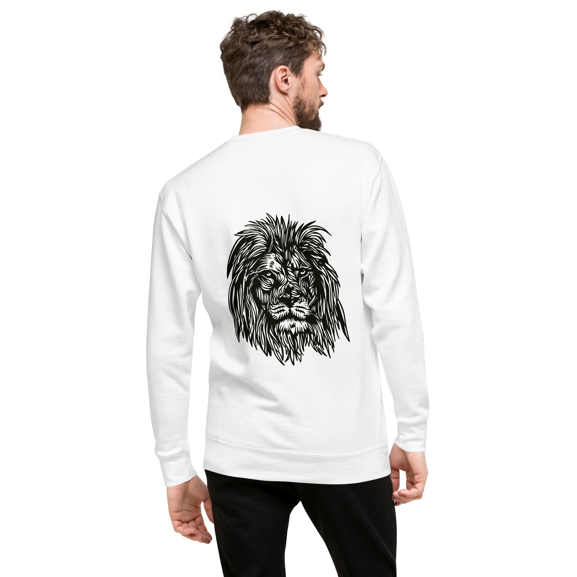 Premium sweatshirt with graphics and logo