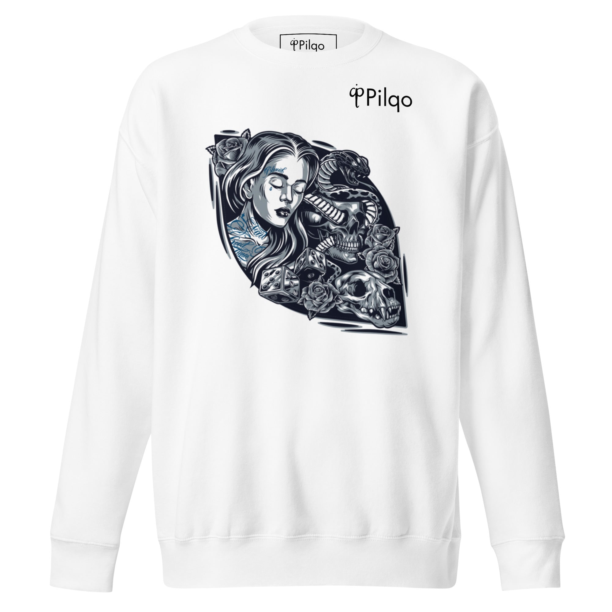 Premium-Sweatshirt mit Grafik und Logo