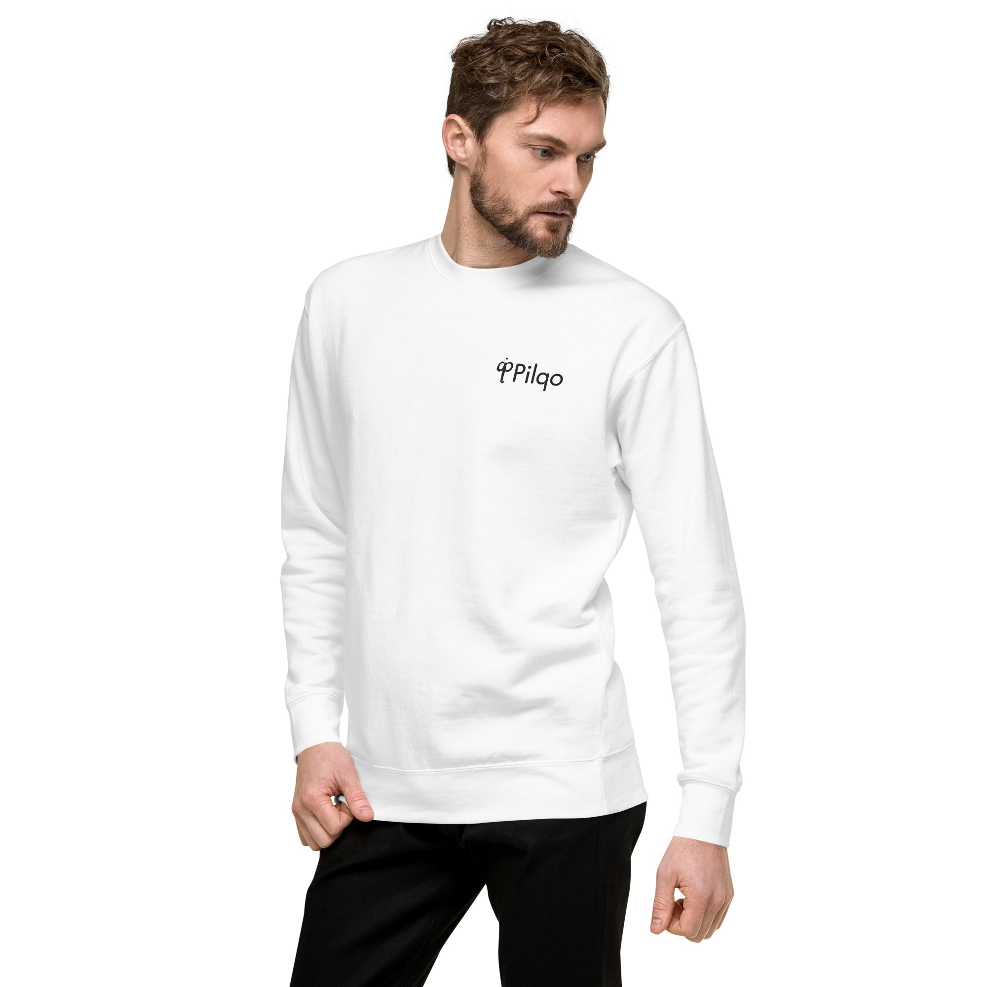 Sweatshirt with embroidery logo