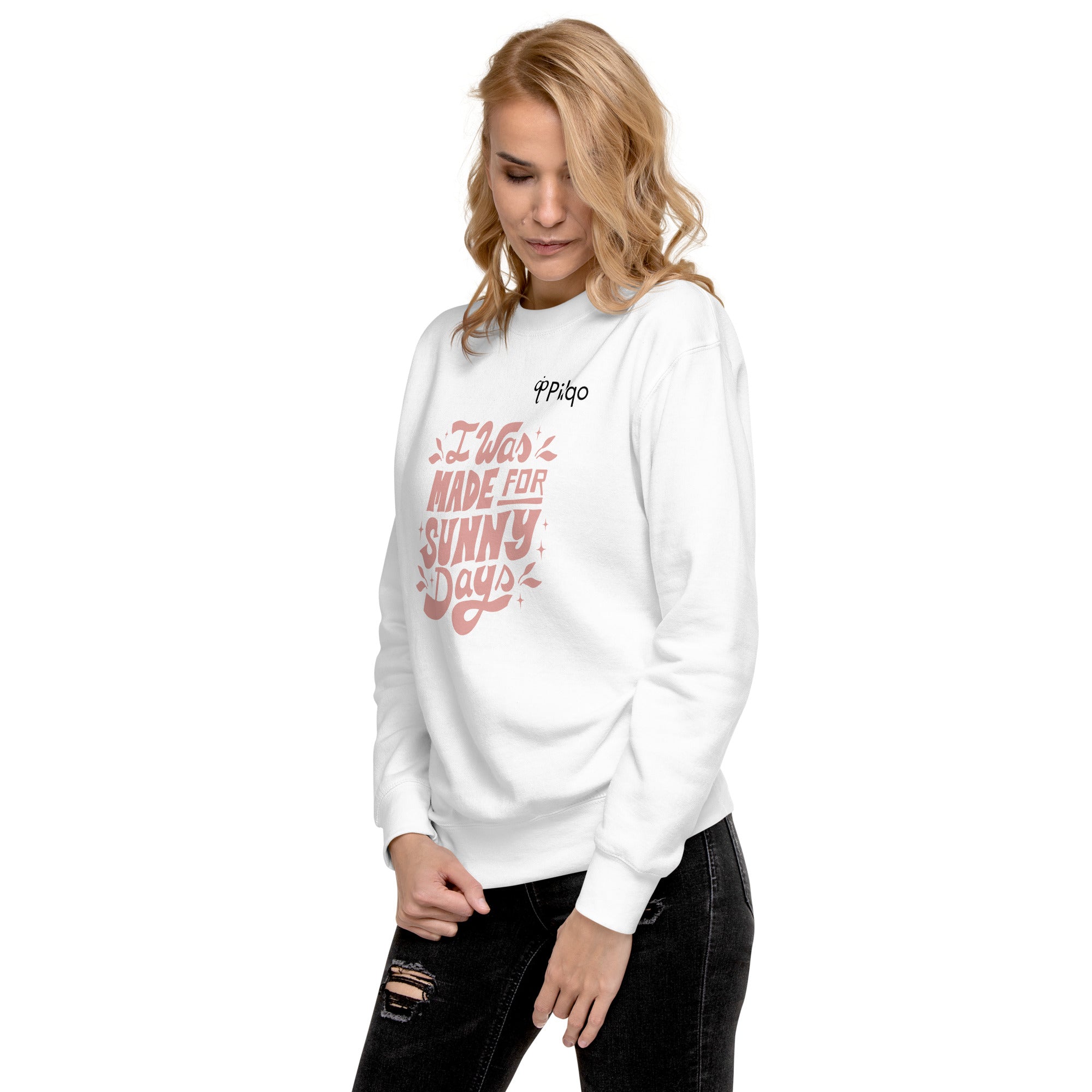 Premium-Sweatshirt mit Grafik und Logo