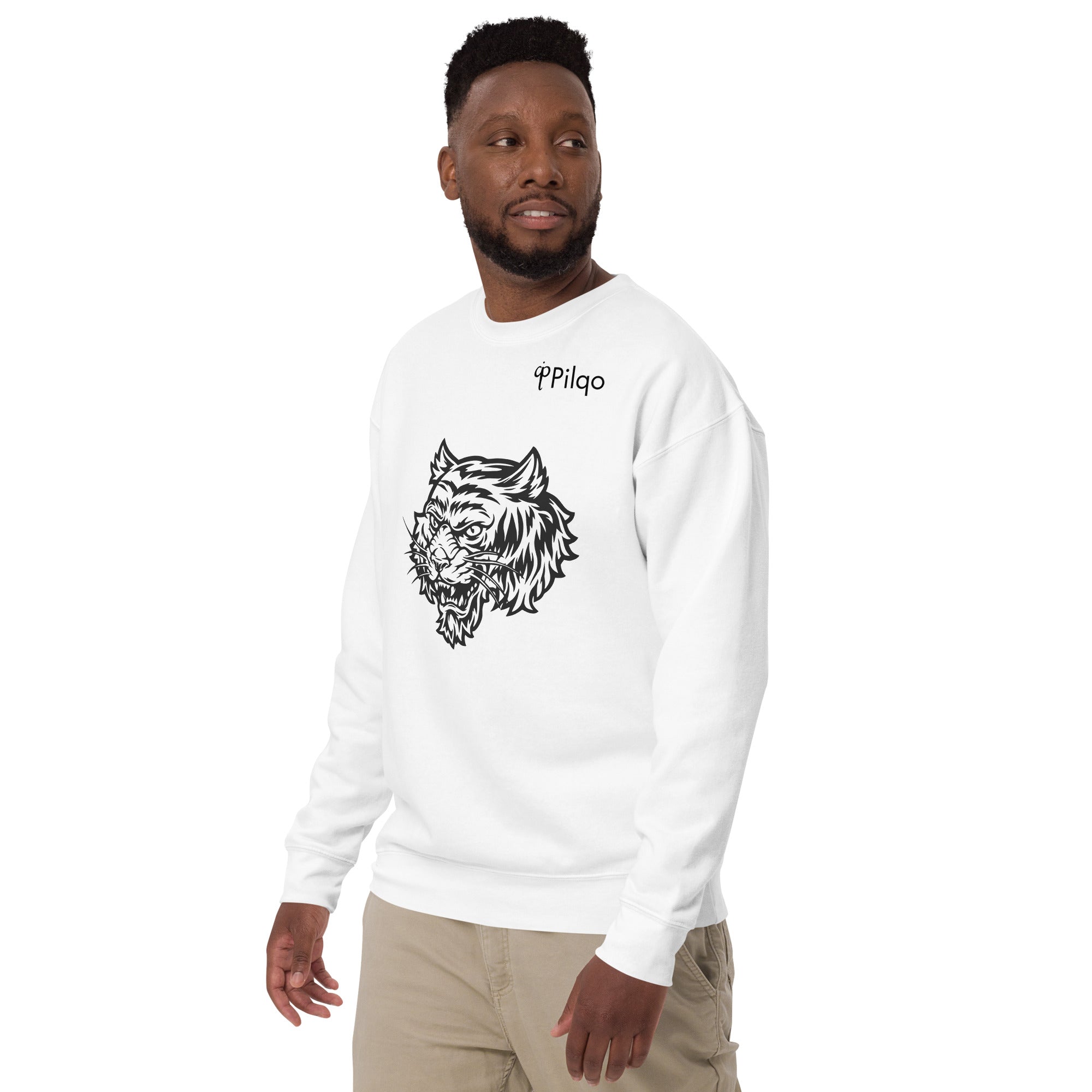 Premium sweatshirt with graphics and logo