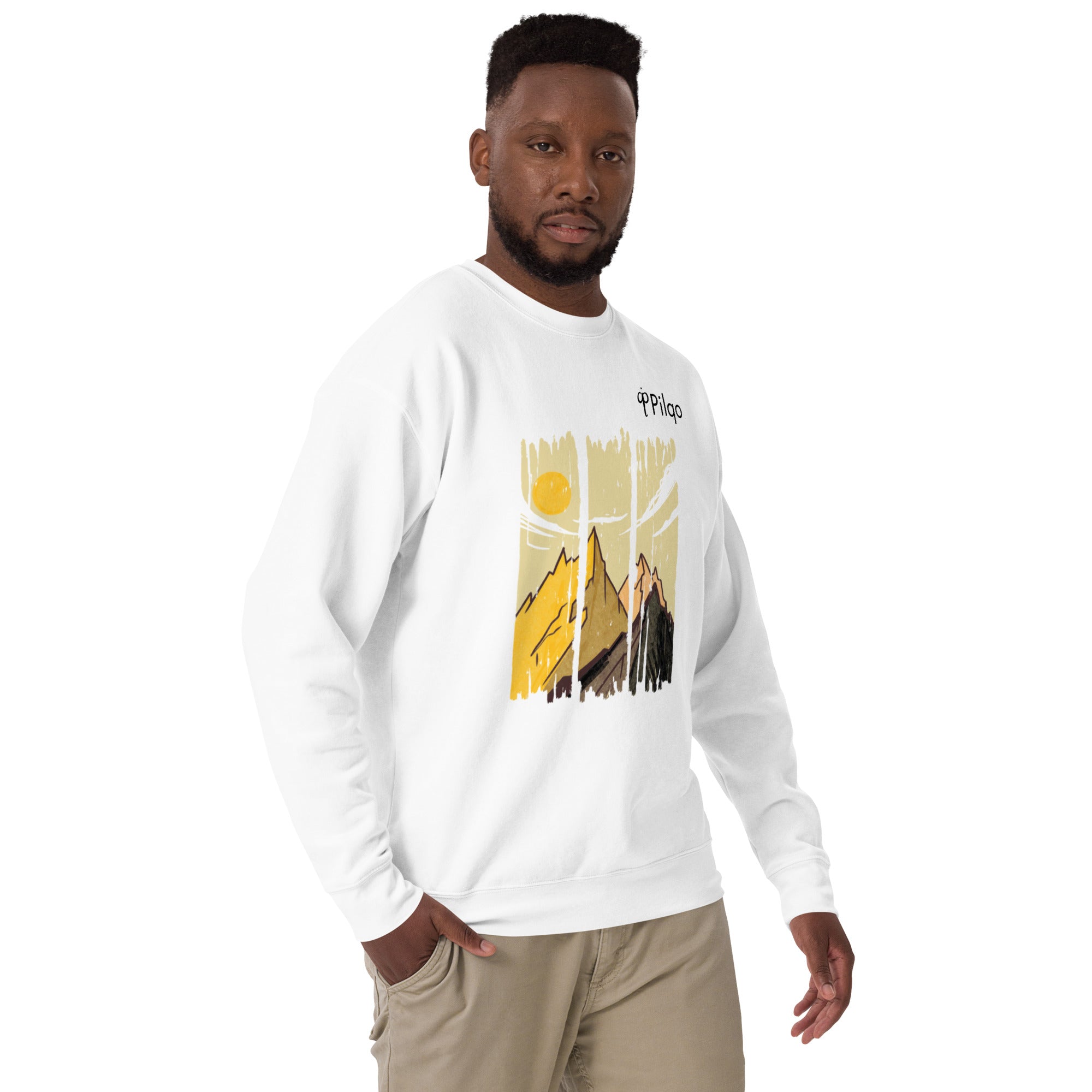 Premium-Sweatshirt mit Grafik und Logo