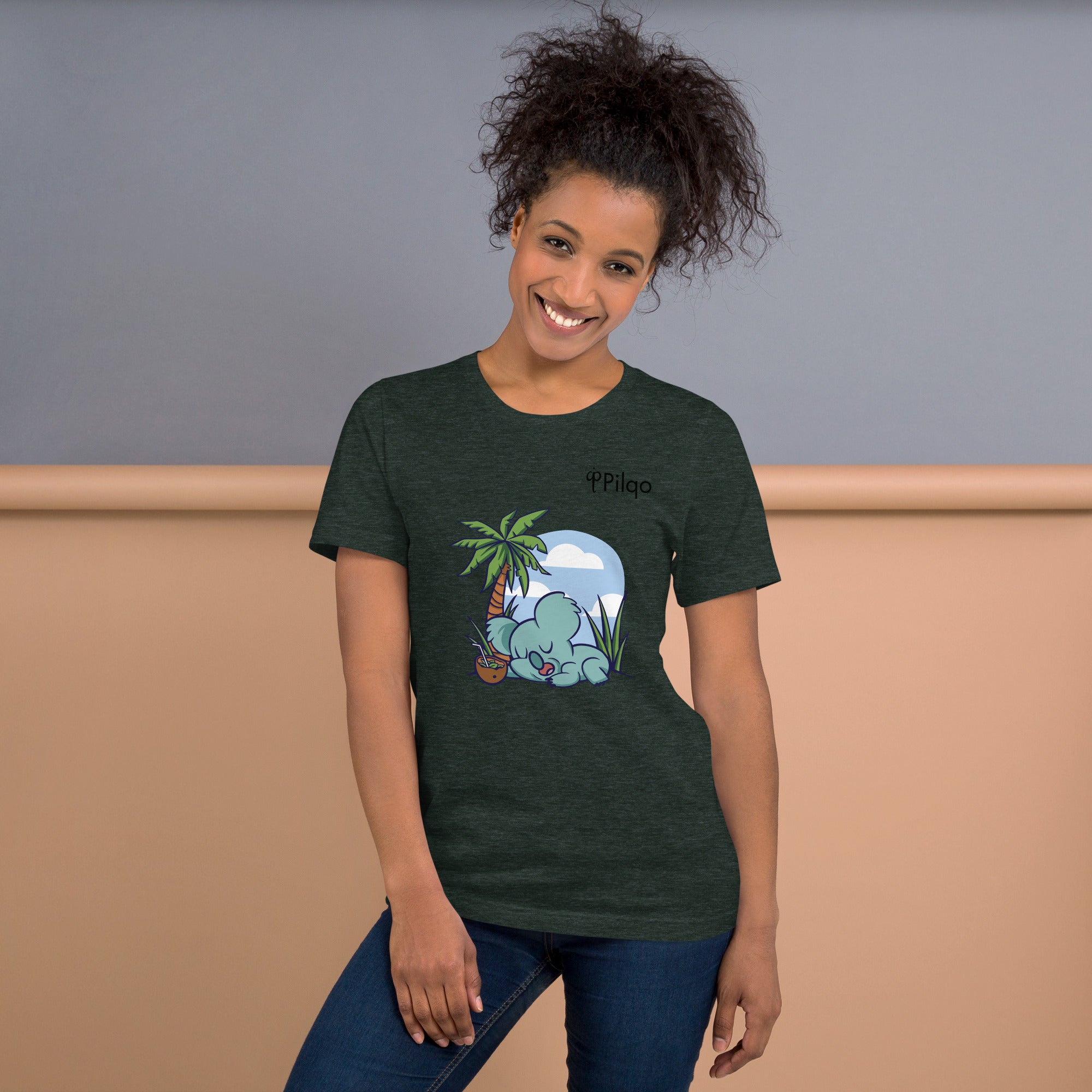 T-shirt with koala graphics