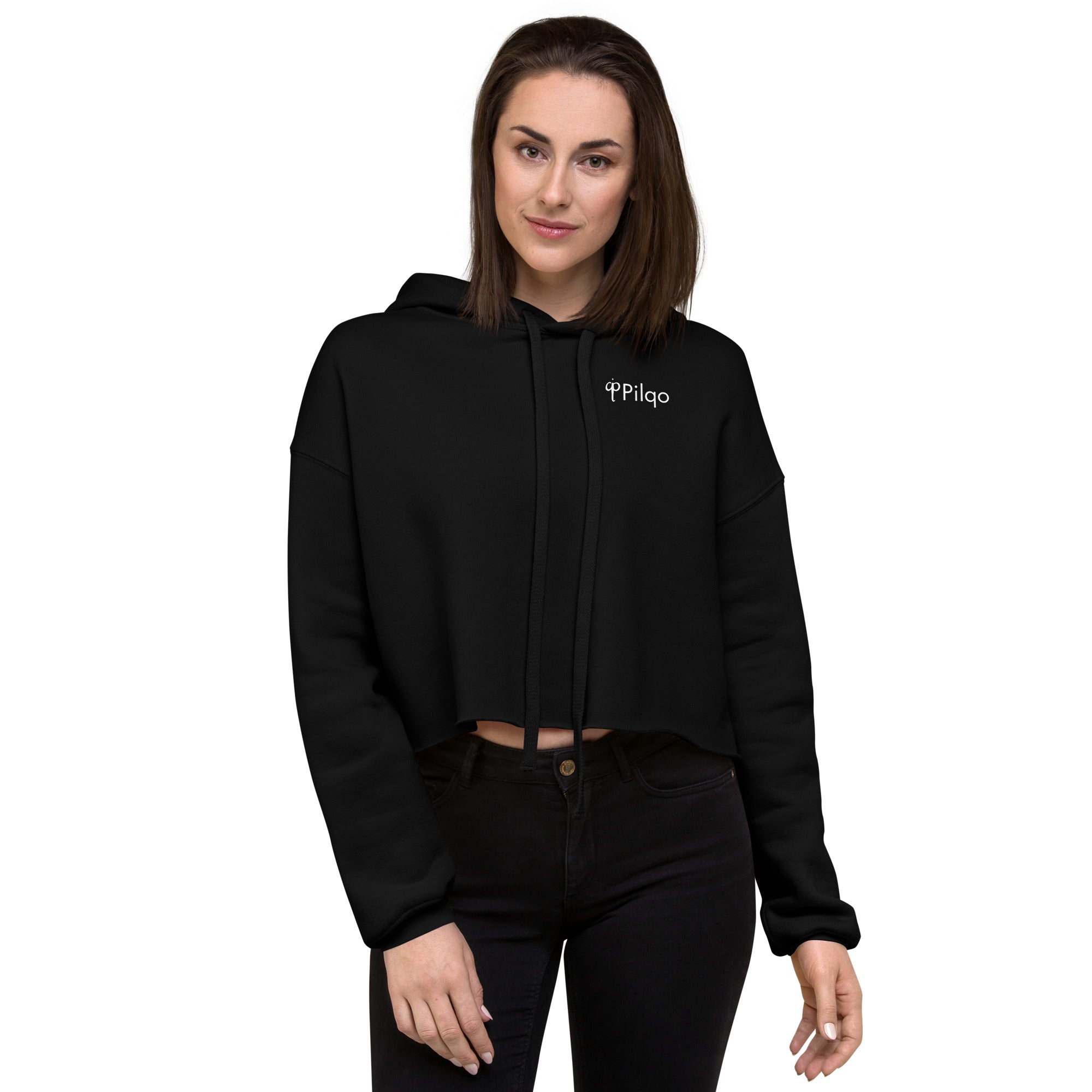 Crop Hoodie with logo