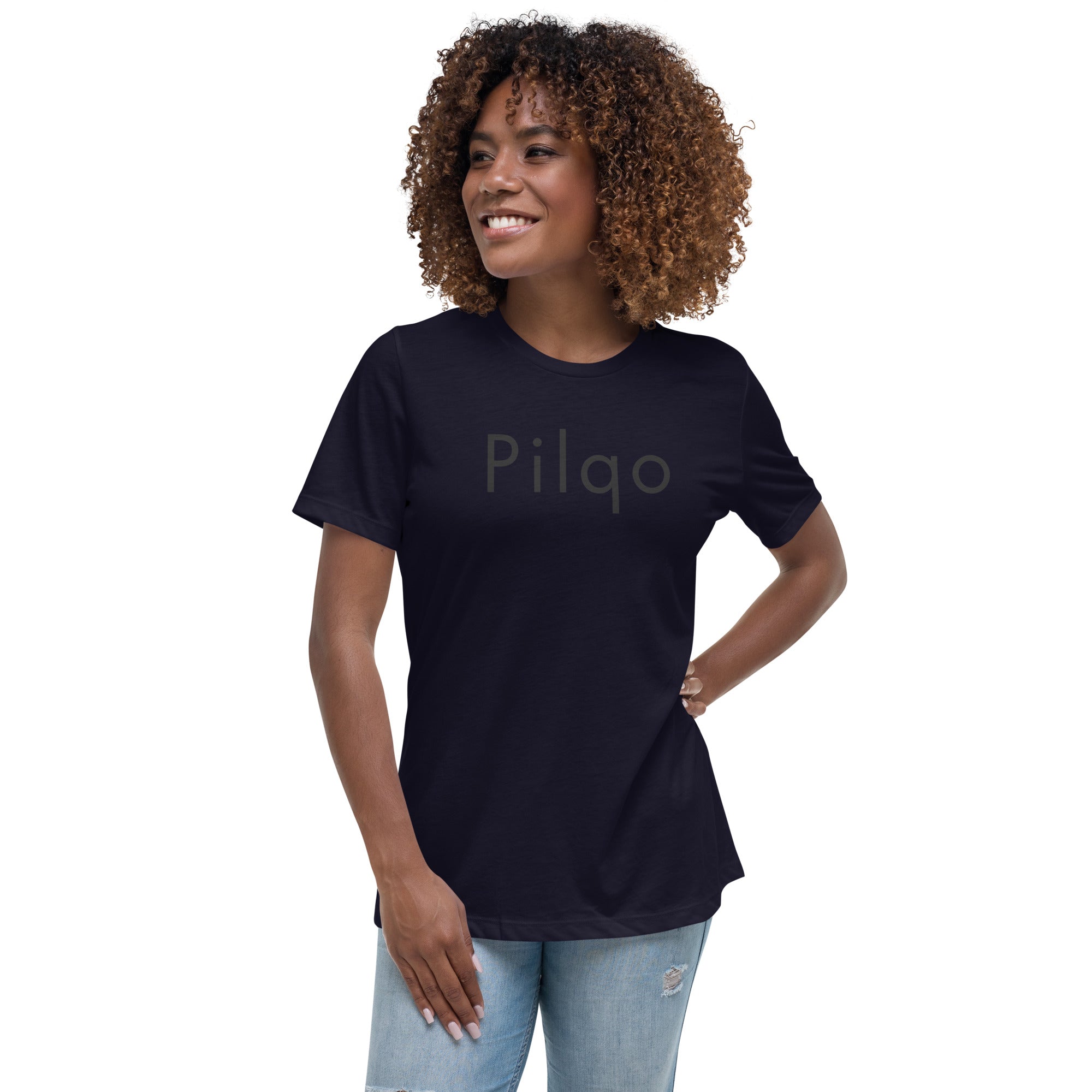 T-Shirt with text Pilqo